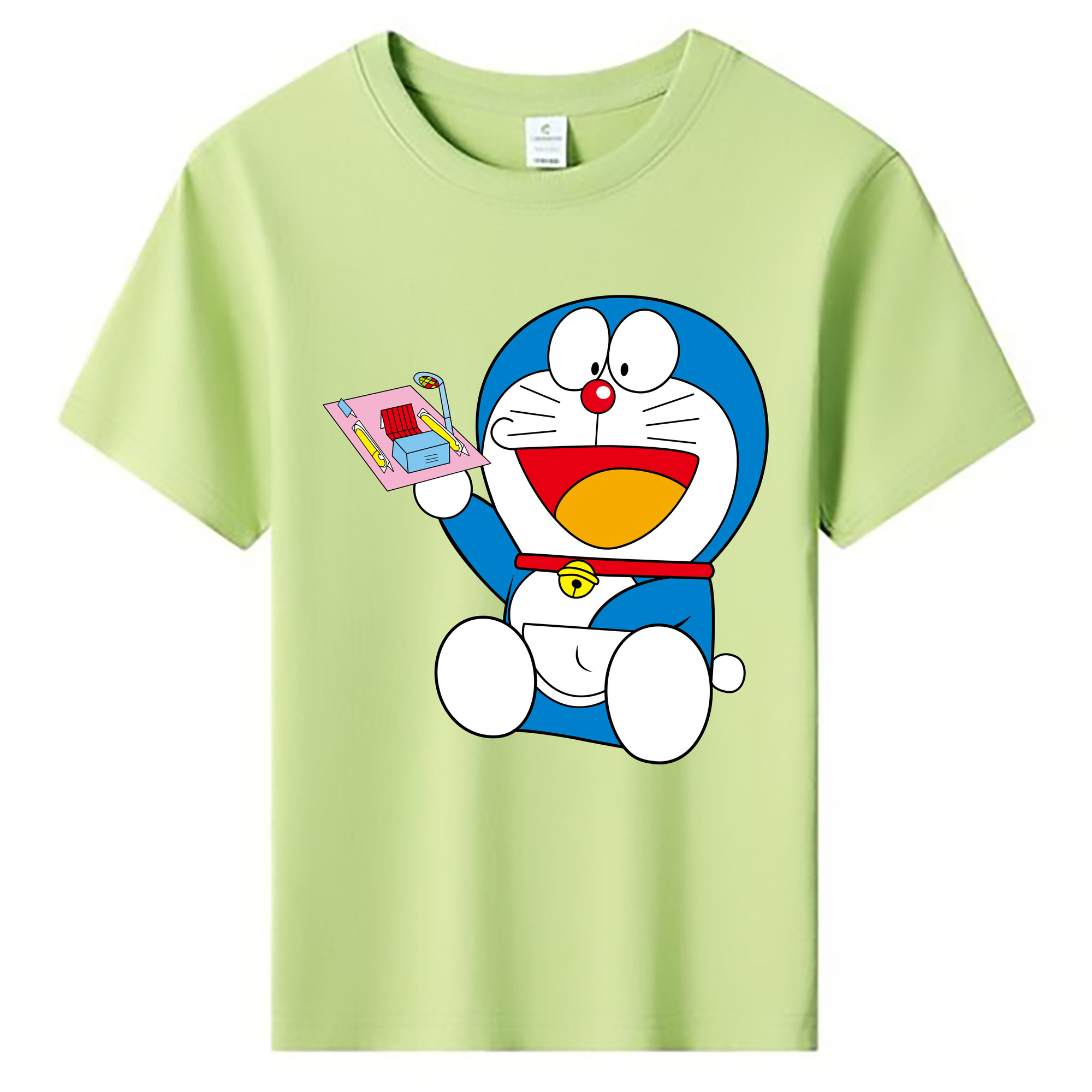 （画像用） ドラえもん Doraemon 綿100％キッズTシャツ（フロントプリント）
